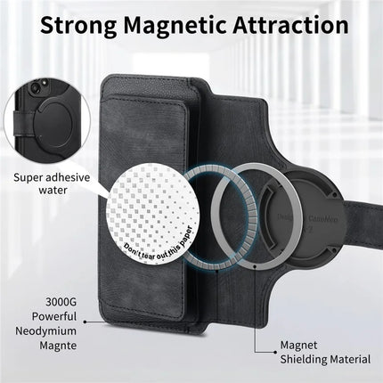 For OnePlus Ace 5 5G / OnePlus Ace 5 Pro 5G Case CASENEO MW-02 Detachable Magnetic Leather Flip Phone Cover