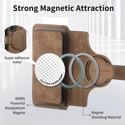 For OnePlus Ace 5 5G / OnePlus Ace 5 Pro 5G Case CASENEO MW-02 Detachable Magnetic Leather Flip Phone Cover