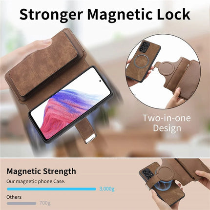 For OnePlus Ace 5 5G / OnePlus Ace 5 Pro 5G Case CASENEO MW-02 Detachable Magnetic Leather Flip Phone Cover