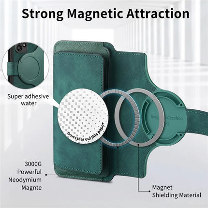 For OnePlus Ace 5 5G / OnePlus Ace 5 Pro 5G Case CASENEO MW-02 Detachable Magnetic Leather Flip Phone Cover