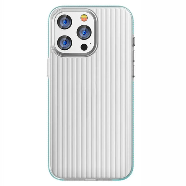 ShopCaseCart Premium Durable iPhone 15 Pro Protective cover Corrugated Texture Anti-Slip Matte PC Phone Guard