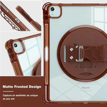 For iPad Air 13 (2024) / iPad Pro 12.9 (2022) / (2021) / (2020) / (2018) Case Kickstand PC+TPU+Acrylic Clear Tablet Cover