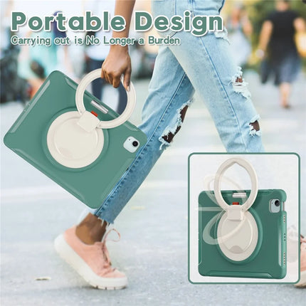 For iPad Air 11 (2024) / Air (2022) / (2020) / iPad Pro 11 (2022) / (2021) / (2020) / (2018) Case Kickstand PC+TPU Cover with Pen Slot