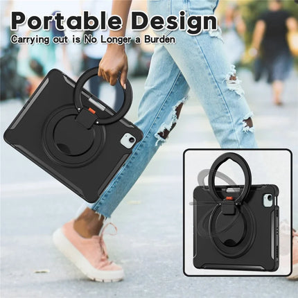 For iPad Air 11 (2024) / Air (2022) / (2020) / iPad Pro 11 (2022) / (2021) / (2020) / (2018) Case Kickstand PC+TPU Cover with Pen Slot