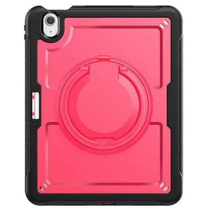 For iPad Air 11 (2024) Case with Shoulder Strap Kickstand PC+TPU Tablet Cover