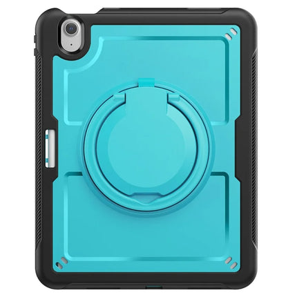 For iPad Air 11 (2024) Case with Shoulder Strap Kickstand PC+TPU Tablet Cover