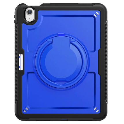 For iPad Air 11 (2024) Case with Shoulder Strap Kickstand PC+TPU Tablet Cover