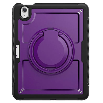 For iPad Air 11 (2024) Case with Shoulder Strap Kickstand PC+TPU Tablet Cover