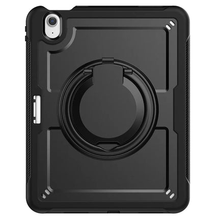 For iPad Air 11 (2024) Case Rotating Kickstand PC+TPU Shockproof Tablet Cover