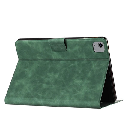 For iPad Air 11 (2024) / Air (2022) / Air (2020) Case Couple Cat Imprinted Microfiber Leather Smart Tablet Cover