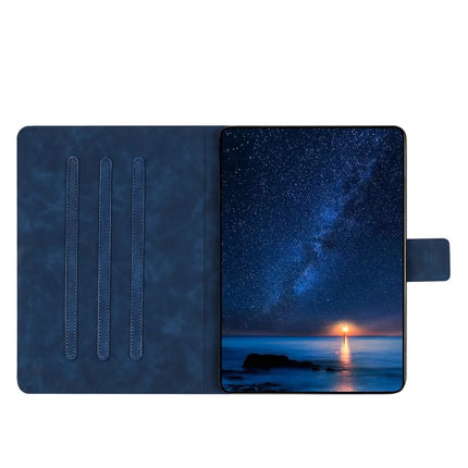 For iPad Air 11 (2024) / Air (2022) / Air (2020) Case Couple Cat Imprinted Microfiber Leather Smart Tablet Cover