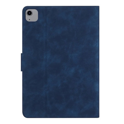 For iPad Air 11 (2024) / Air (2022) / Air (2020) Case Couple Cat Imprinted Microfiber Leather Smart Tablet Cover