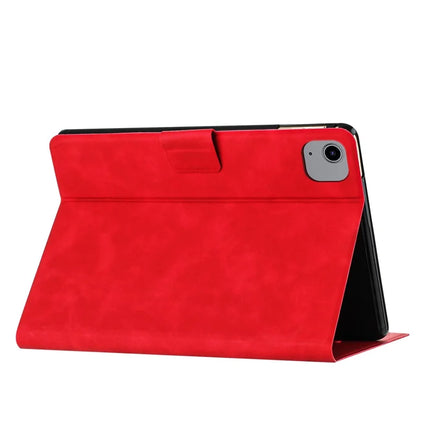For iPad Air 11 (2024) / Air (2022) / Air (2020) Case Couple Cat Imprinted Microfiber Leather Smart Tablet Cover