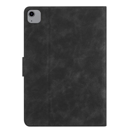 For iPad Air 11 (2024) / Air (2022) / Air (2020) Case Couple Cat Imprinted Microfiber Leather Smart Tablet Cover