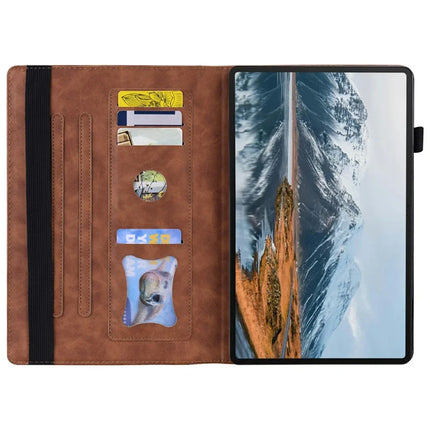 For Honor Pad X8a Case PU Leather Business Folio Protective Tablet Cover Card Holder