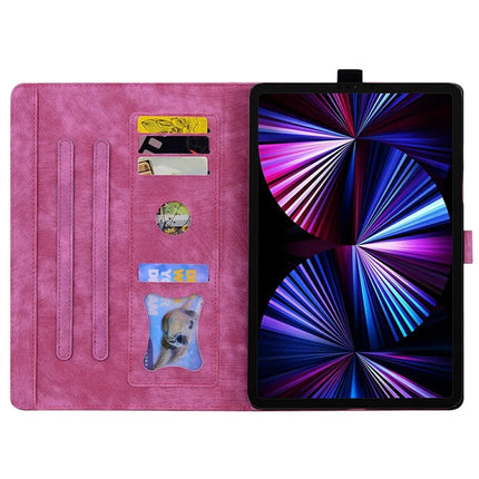 For Honor Pad X8a Case Flip Stand Leather Tablet Cover Cherry Blossom Cat Imprinted