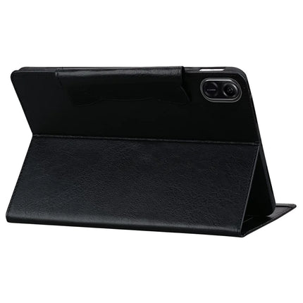 For Honor Pad X8a Case Cat Buckle Closure Leather Protective Stand Cover
