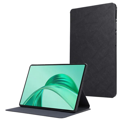 For Honor Pad X8a Shockproof Case PU Leather Tablet Cover with Stand - Black
