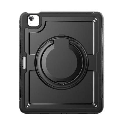 For iPad Air 13 (2024) Case Rotating Kickstand PC+TPU Shockproof Tablet Cover