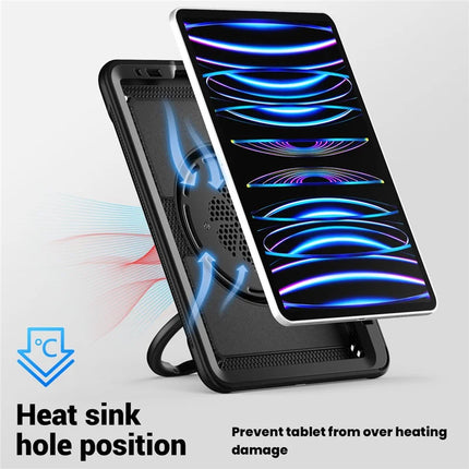 For iPad Pro 11 (2022) / (2021) / (2020) / (2018) / iPad Air (2022) / (2020) Case Kickstand PC+TPU Tablet Cover
