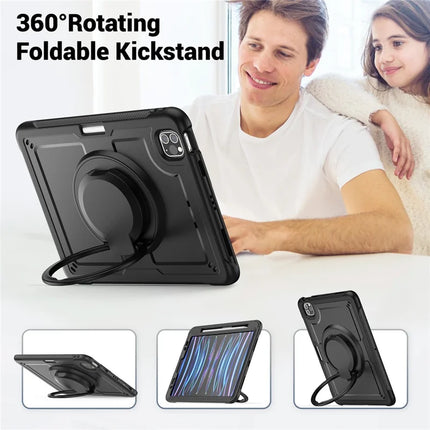 For iPad Pro 11 (2022) / (2021) / (2020) / (2018) / iPad Air (2022) / (2020) Case Kickstand PC+TPU Tablet Cover