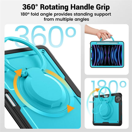 For iPad Pro 11 (2022) / (2021) / (2020) / (2018) / iPad Air (2022) / (2020) Case Kickstand PC+TPU Tablet Cover