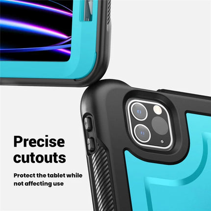 For iPad Pro 11 (2022) / (2021) / (2020) / (2018) / iPad Air (2022) / (2020) Case Kickstand PC+TPU Tablet Cover