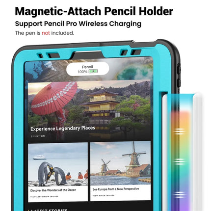 For iPad Pro 11 (2022) / (2021) / (2020) / (2018) / iPad Air (2022) / (2020) Case Kickstand PC+TPU Tablet Cover