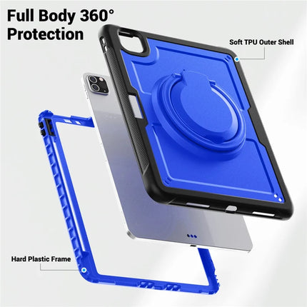 For iPad Pro 11 (2022) / (2021) / (2020) / (2018) / iPad Air (2022) / (2020) Case Kickstand PC+TPU Tablet Cover