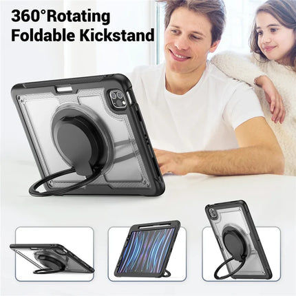 For iPad Pro 11 (2022) / (2021) / (2020) / (2018) / iPad Air (2022) / (2020) Case Kickstand PC+TPU Tablet Cover