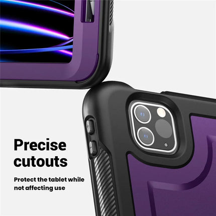 For iPad Pro 11 (2022) / (2021) / (2020) / (2018) / iPad Air (2022) / (2020) Case Kickstand PC+TPU Tablet Cover