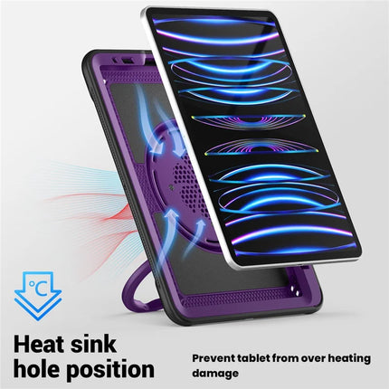 For iPad Pro 11 (2022) / (2021) / (2020) / (2018) / iPad Air (2022) / (2020) Case Kickstand PC+TPU Tablet Cover