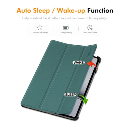 For OnePlus Pad Pro / OnePlus Pad 2 ENKAY HAT PRINCE Trifold Stand Cover PU Leather+PC Tablet Case