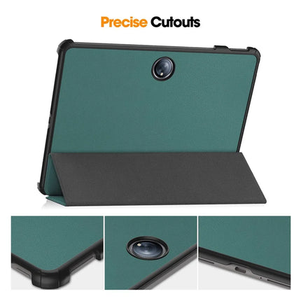 For OnePlus Pad Pro / OnePlus Pad 2 ENKAY HAT PRINCE Trifold Stand Cover PU Leather+PC Tablet Case