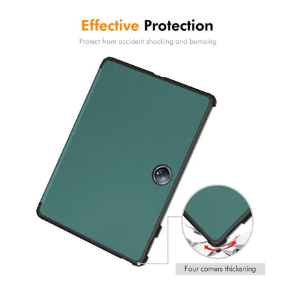 For OnePlus Pad Pro / OnePlus Pad 2 ENKAY HAT PRINCE Trifold Stand Cover PU Leather+PC Tablet Case