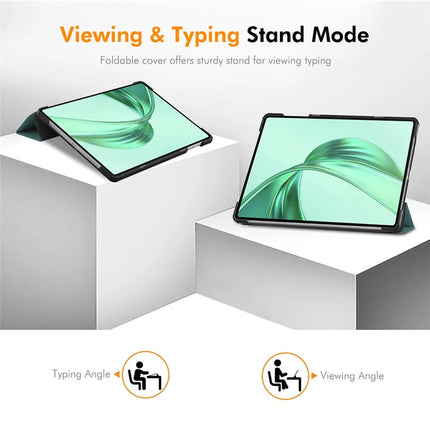 For Honor Pad X8a ENKAY HAT PRINCE Trifold Stand Cover PU Leather+PC Tablet Case