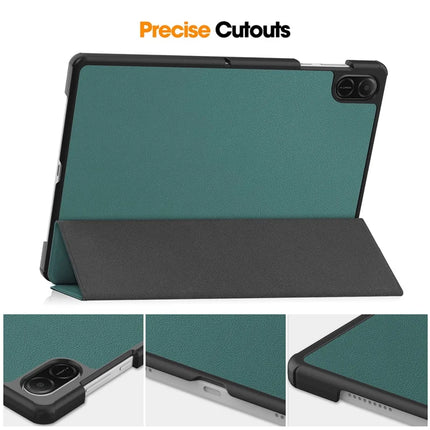 For Honor Pad X8a ENKAY HAT PRINCE Trifold Stand Cover PU Leather+PC Tablet Case