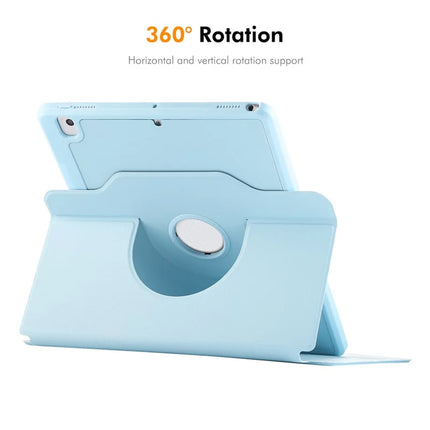 For iPad Pro 10.5-inch (2017) / iPad 10.2 (2021) / iPad 10.2 (2019) / iPad 10.2 (2020) / iPad Air 10.5 inch (2019) ENKAY HAT PRINCE Stand Case TPU+PU Auto Wake / Sleep 360 Degree Rotation Tablet Cover
