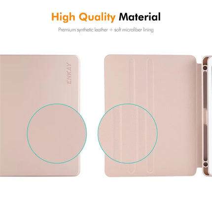 For iPad Air (2013) / iPad 9.7-inch (2018) / iPad 9.7-inch (2017) / iPad Air 2 ENKAY HAT PRINCE Stand Case TPU+PU Auto Wake / Sleep 360 Degree Rotation Tablet Cover