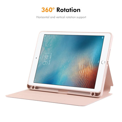 For iPad Air (2013) / iPad 9.7-inch (2018) / iPad 9.7-inch (2017) / iPad Air 2 ENKAY HAT PRINCE Stand Case TPU+PU Auto Wake / Sleep 360 Degree Rotation Tablet Cover