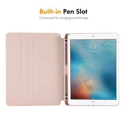For iPad Air (2013) / iPad 9.7-inch (2018) / iPad 9.7-inch (2017) / iPad Air 2 ENKAY HAT PRINCE Stand Case TPU+PU Auto Wake / Sleep 360 Degree Rotation Tablet Cover