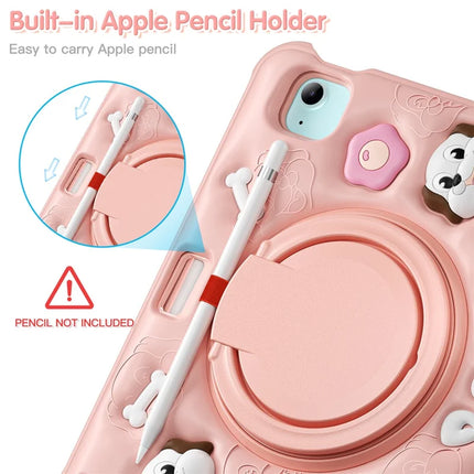 For iPad Air 11 (2024) / Air (2022) / (2020) / iPad Pro 11 (2022) / (2021) / (2020) / (2018) Case with Shoulder Strap Kickstand PC+Silicone+TPU Cover