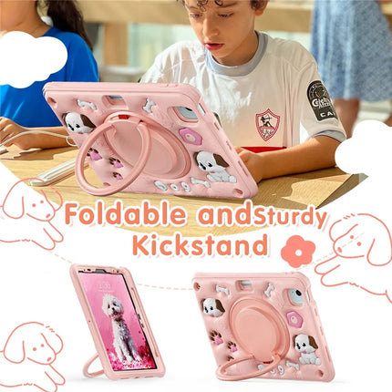 For iPad Air 11 (2024) / Air (2022) / (2020) / iPad Pro 11 (2022) / (2021) / (2020) / (2018) Case with Shoulder Strap Kickstand PC+Silicone+TPU Cover
