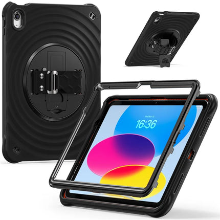 For iPad 10.9 (2022) Case Kickstand TPU+PC+Silicone Tablet Cover