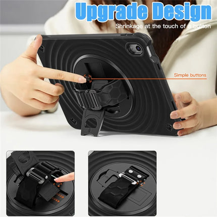 For iPad 10.9 (2022) Case Kickstand TPU+PC+Silicone Tablet Cover