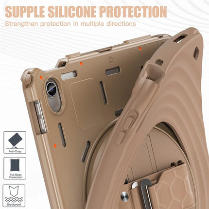 For iPad 10.9 (2022) Case Kickstand TPU+PC+Silicone Tablet Cover