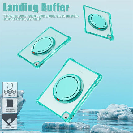 For iPad Air 13 (2024) / iPad Pro 12.9 (2022) / (2021) / (2020) / (2018) Case Rotary Kickstand PC+TPU+Acrylic Tablet Cover