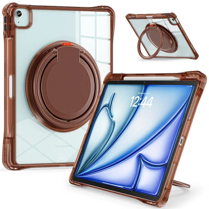 For iPad Air 13 (2024) / iPad Pro 12.9 (2022) / (2021) / (2020) / (2018) Case Rotary Kickstand PC+TPU+Acrylic Tablet Cover