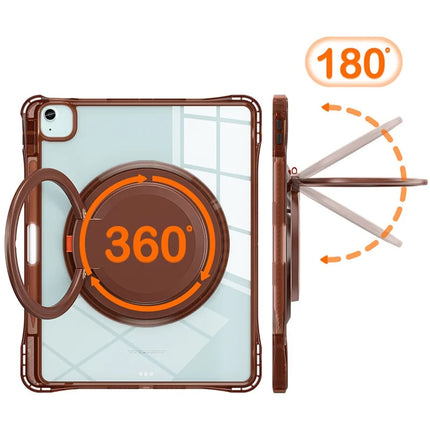 For iPad Air 13 (2024) / iPad Pro 12.9 (2022) / (2021) / (2020) / (2018) Case Rotary Kickstand PC+TPU+Acrylic Tablet Cover