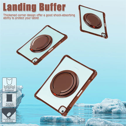 For iPad Air 13 (2024) / iPad Pro 12.9 (2022) / (2021) / (2020) / (2018) Case Rotary Kickstand PC+TPU+Acrylic Tablet Cover